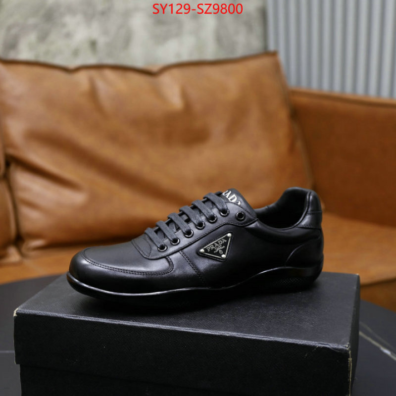 Men shoes-Prada luxury 7 star replica ID: SZ9800 $: 129USD