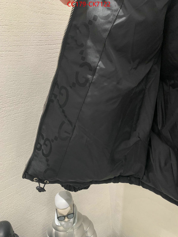 Down jacket Men-Gucci high-end designer ID: CK7122 $: 179USD