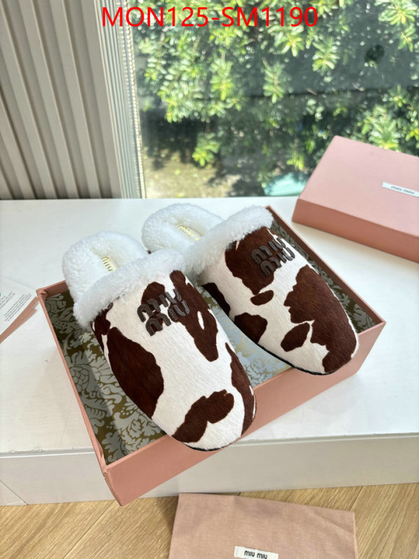 Women Shoes-Miu Miu best quality replica ID: SM1190 $: 125USD