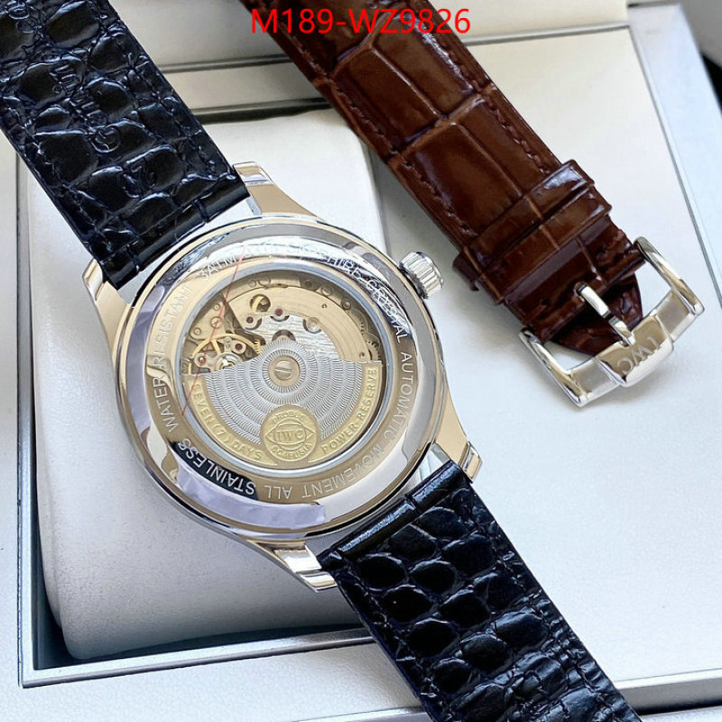 Watch(4A)-IWC website to buy replica ID: WZ9826 $: 189USD