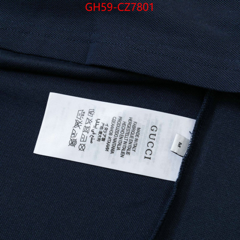 Clothing-Gucci high ID: CZ7801 $: 59USD