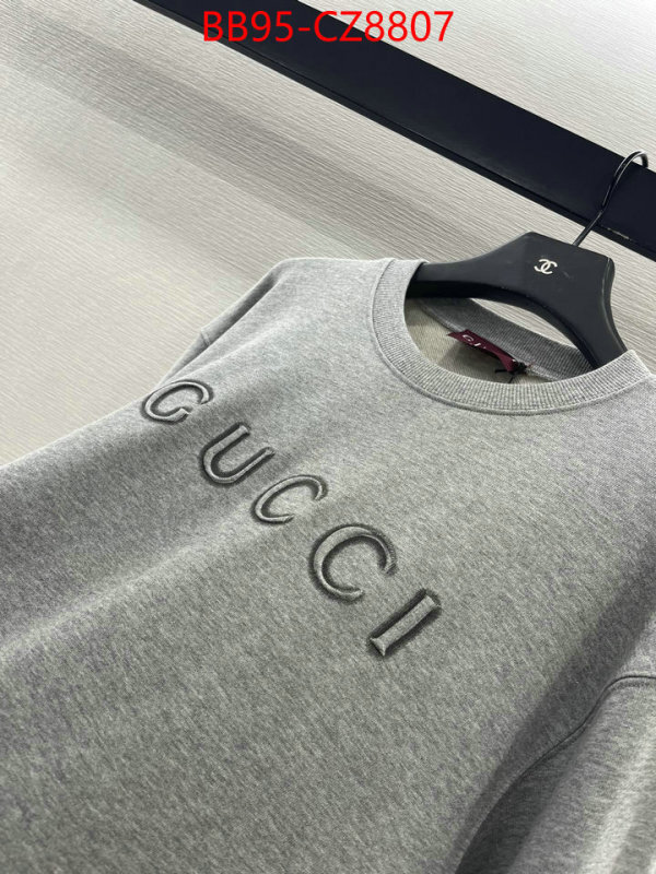 Clothing-Gucci what is a counter quality ID: CZ8807 $: 95USD