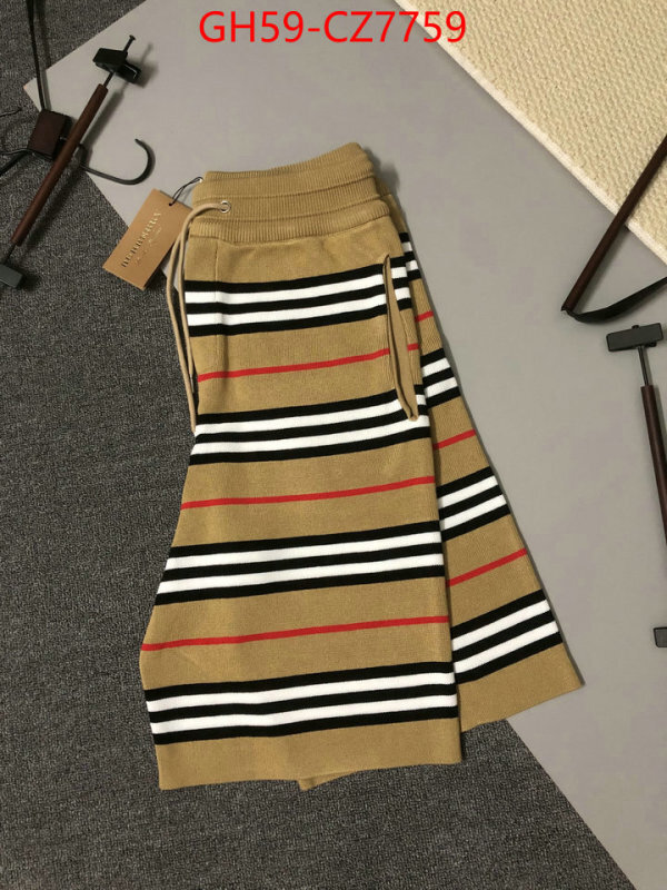 Clothing-Burberry where can i buy the best quality ID: CZ7759 $: 59USD