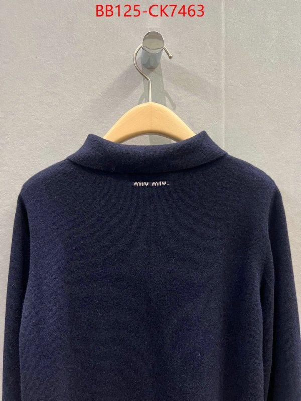 Clothing-MIU MIU replicas buy special ID: CK7463 $: 125USD