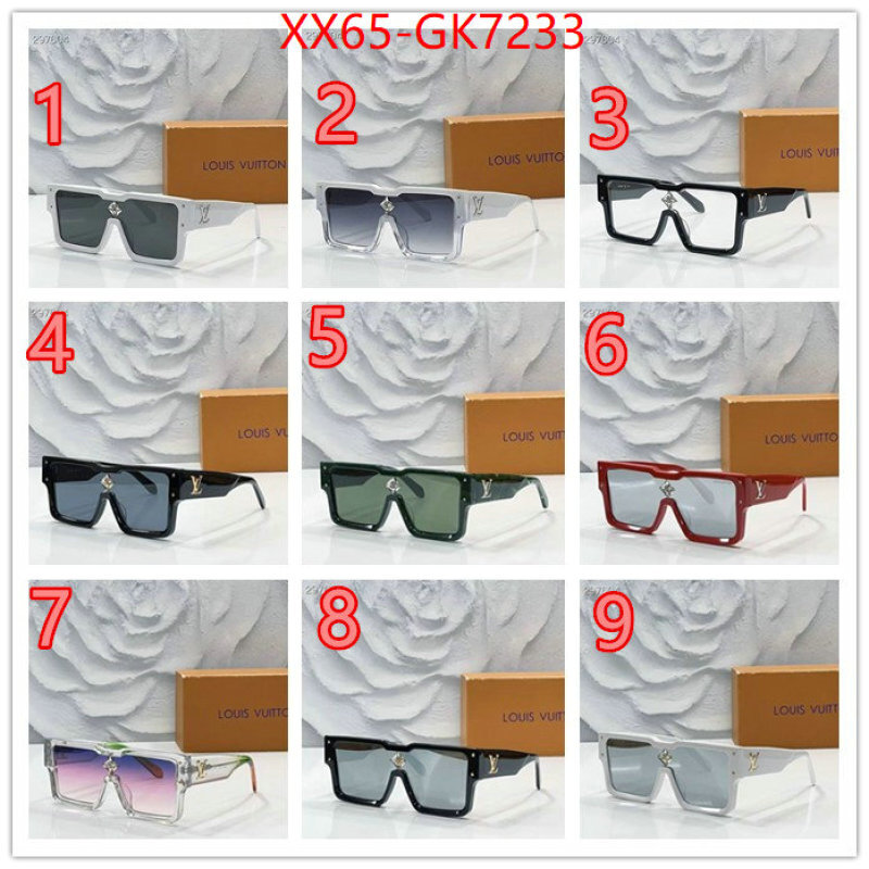 Glasses-LV designer high replica ID: GK7233 $: 65USD