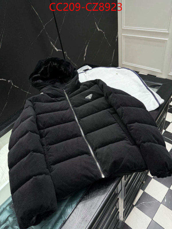 Down jacketMen-Prada copy ID: CZ8923 $: 209USD