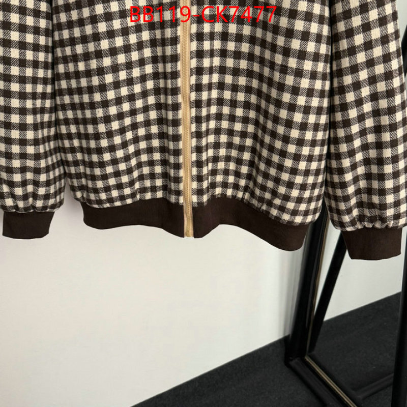 Clothing-MIU MIU replica 1:1 high quality ID: CK7477 $: 119USD