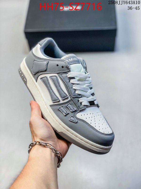 Men Shoes-AMIRI wholesale ID: SZ7716 $: 75USD