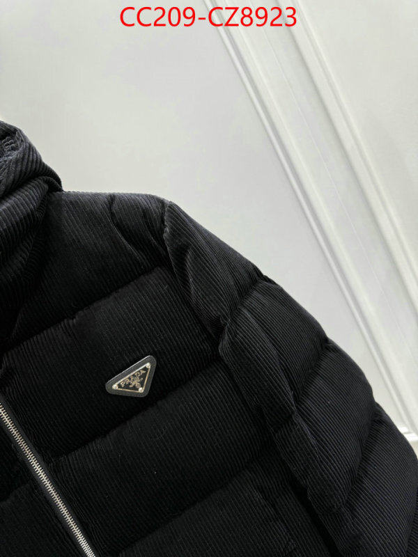 Down jacketMen-Prada copy ID: CZ8923 $: 209USD