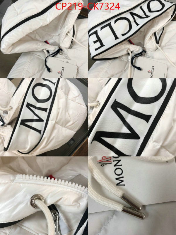 Down jacket Men-Moncler first top ID: CK7324 $: 219USD