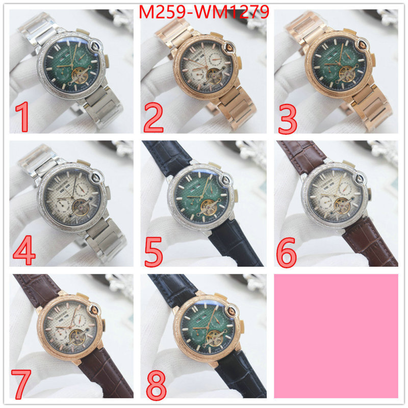 Watch(TOP)-Cartier replica 1:1 ID: WM1279 $: 259USD