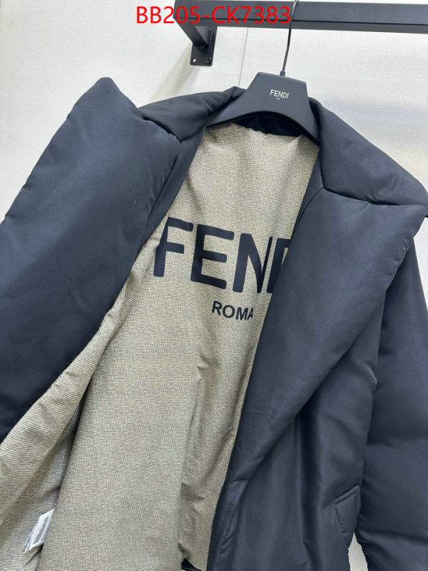 Down jacket Women-Fendi aaaaa class replica ID: CK7383 $: 205USD