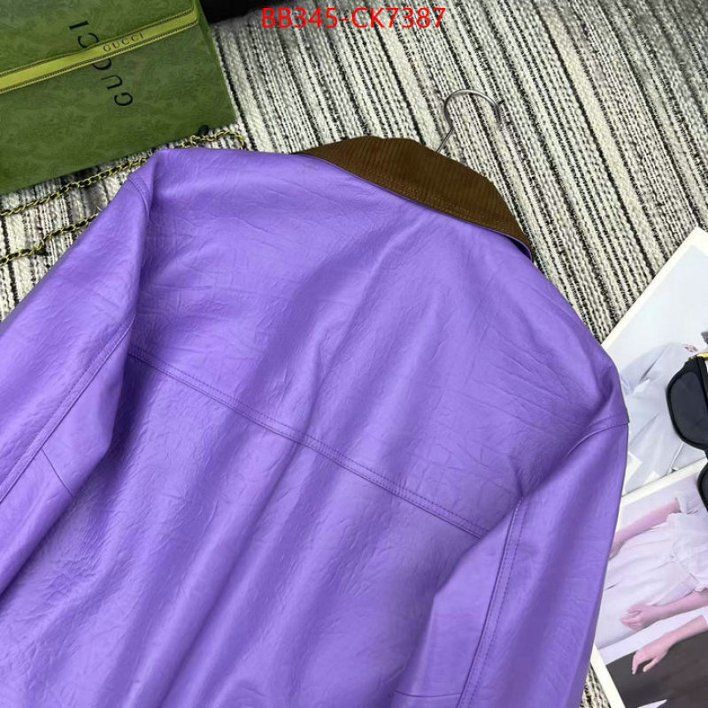 Clothing-Gucci buying replica ID: CK7387 $: 345USD