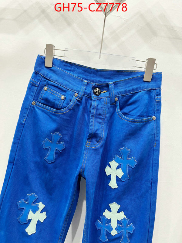 Clothing-Chrome Hearts 7 star replica ID: CZ7778 $: 75USD