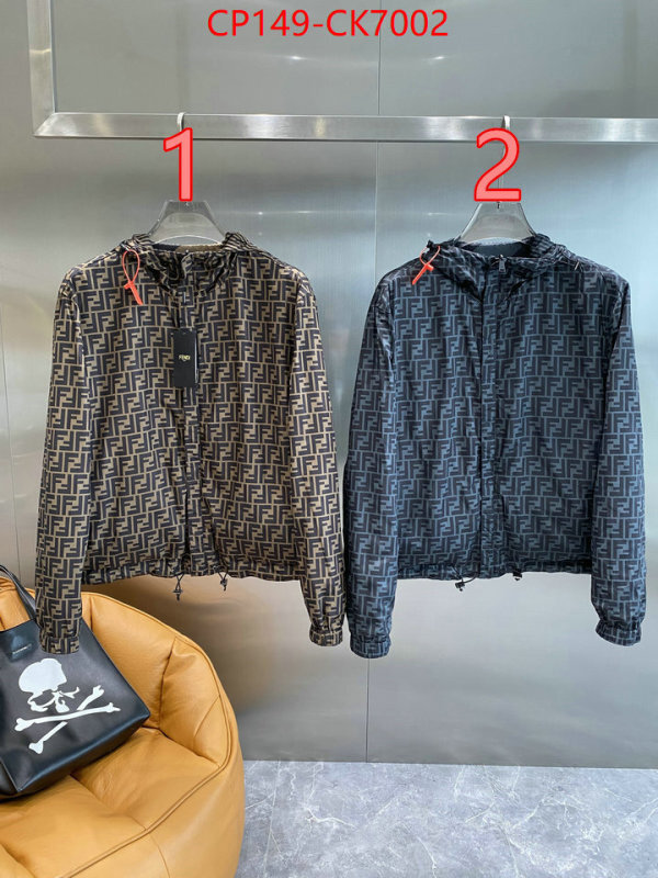 Clothing-Fendi ID: CK7002 $: 149USD