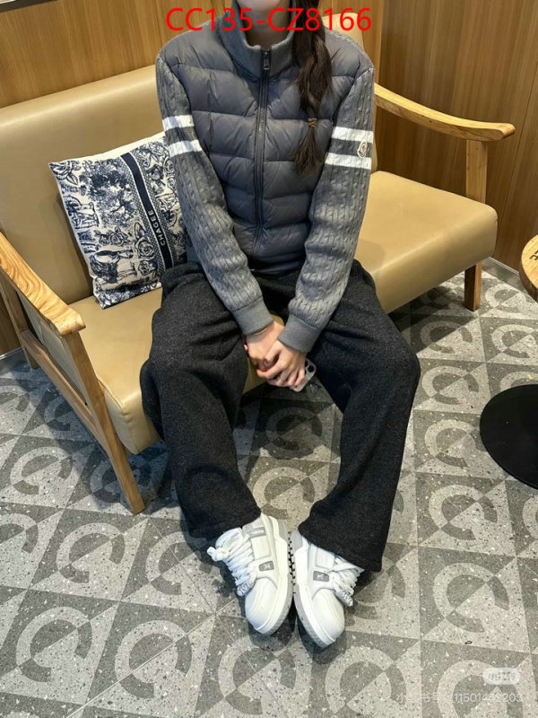 Down jacket Men-Moncler aaaaa+ quality replica ID: CZ8166 $: 135USD