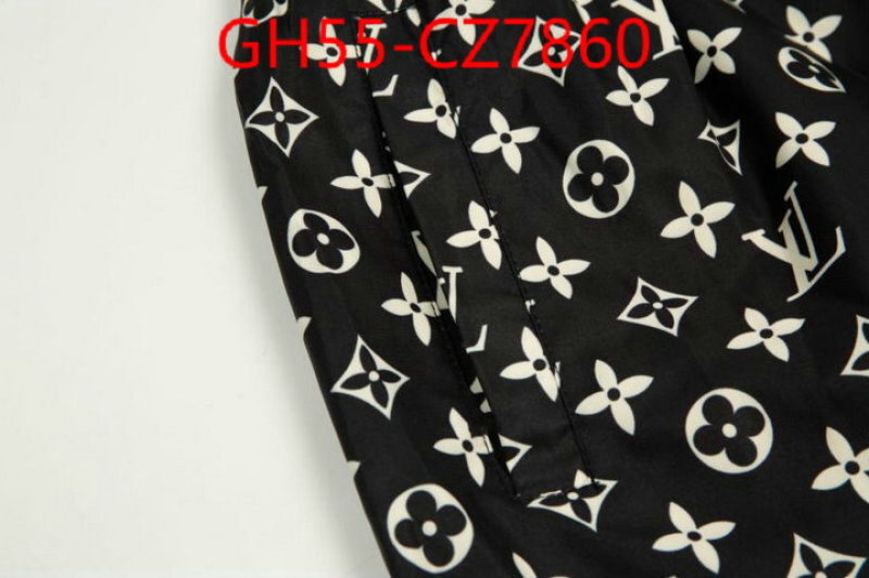 Clothing-LV top fake designer ID: CZ7860 $: 55USD