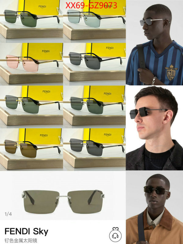 Glasses-Fendi replicas buy special ID: GZ9073 $: 69USD