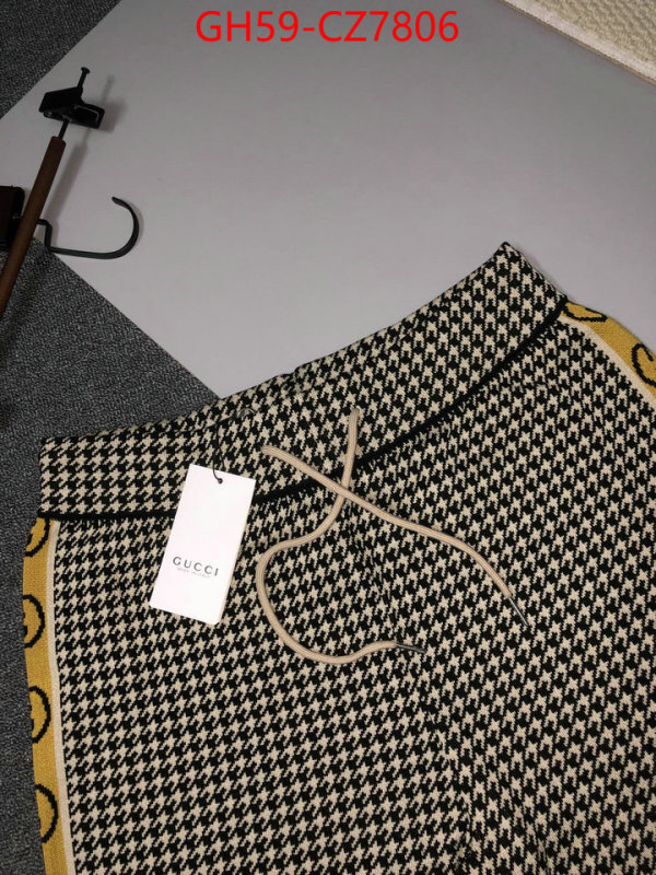 Clothing-Gucci where can you buy a replica ID: CZ7806 $: 59USD