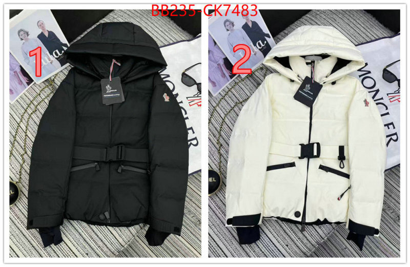 Down jacket Women-Moncler the best quality replica ID: CK7483 $: 235USD