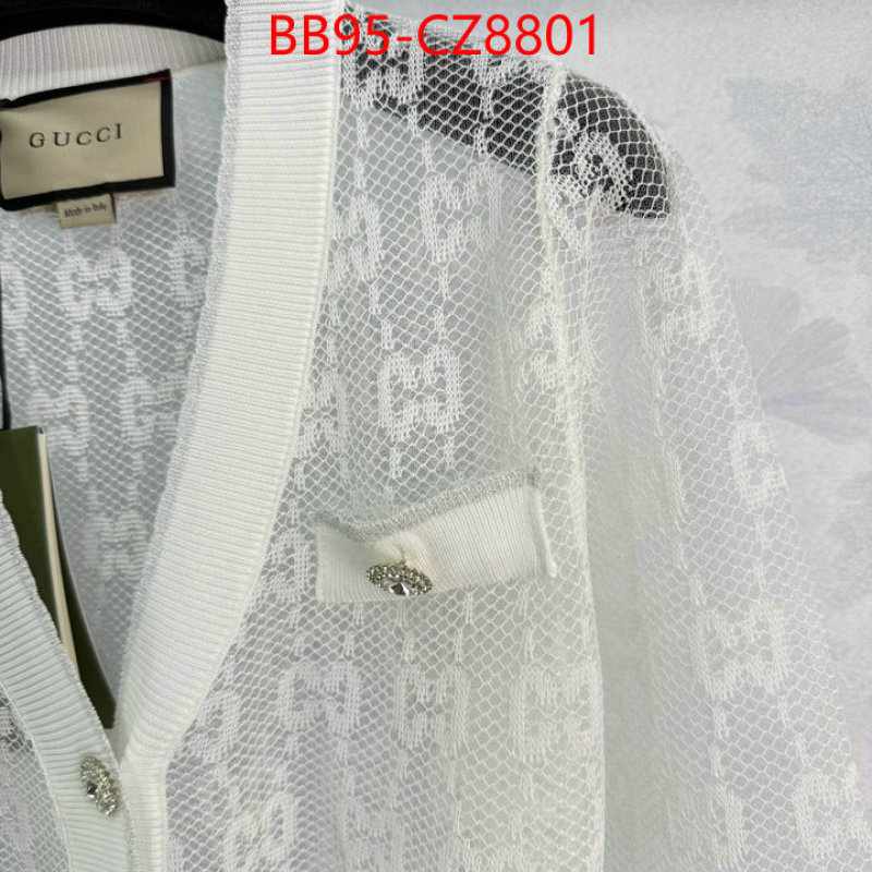 Clothing-Gucci where to buy the best replica ID: CZ8801 $: 95USD