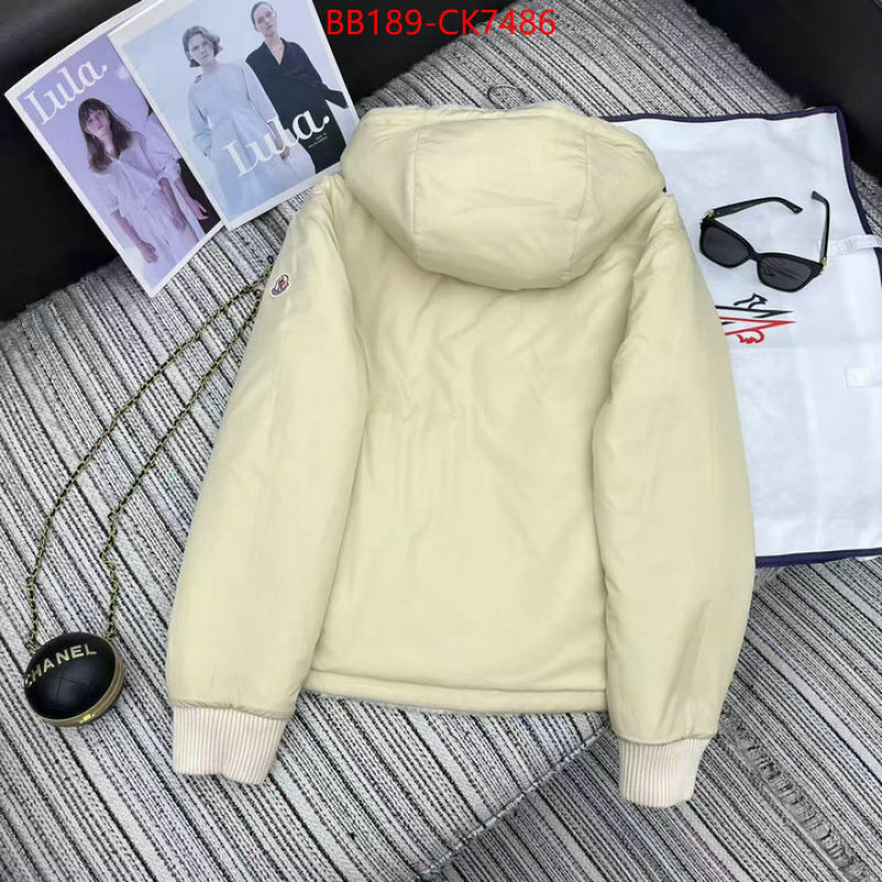 Down jacket Women-Moncler for sale cheap now ID: CK7486 $: 189USD