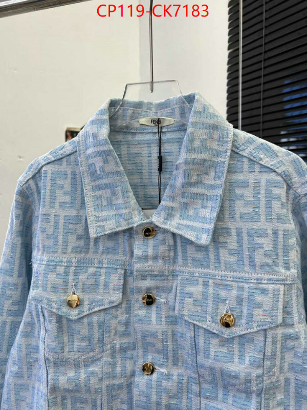 Clothing-Fendi replica aaaaa+ designer ID: CK7183 $: 119USD