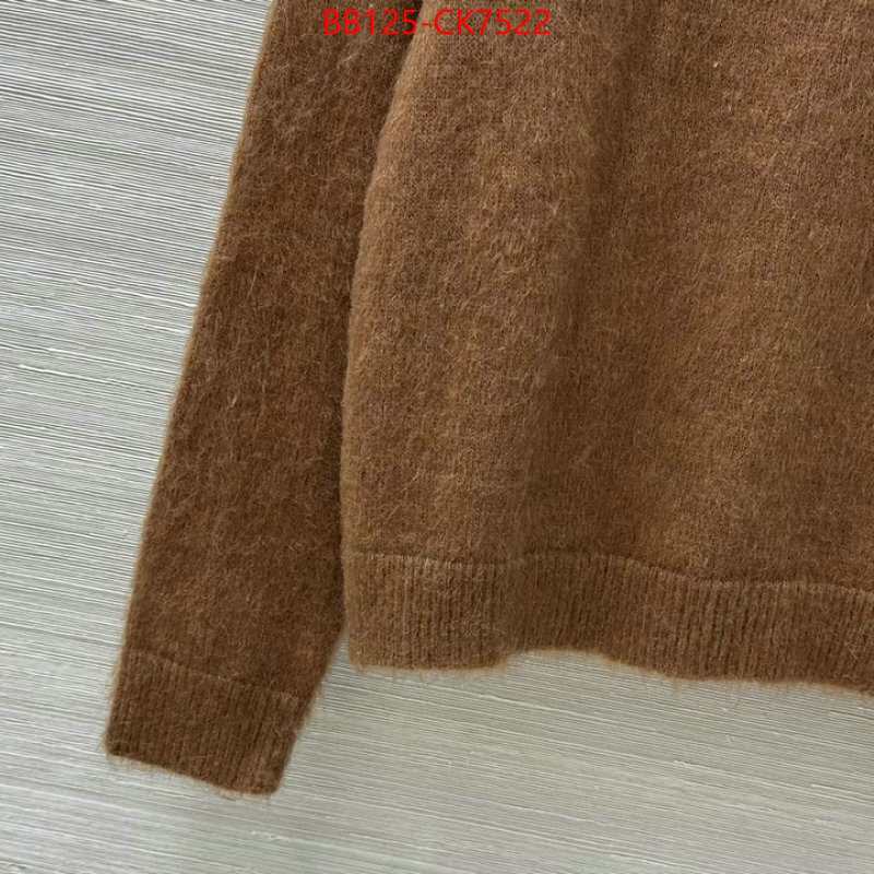 Clothing-YSL 2024 replica wholesale cheap sales online ID: CK7522 $: 125USD
