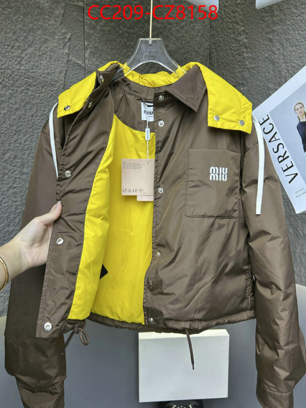 Down jacket Women-Miu Miu what are the best replica ID: CZ8158 $: 209USD