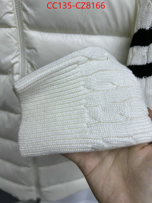 Down jacket Men-Moncler aaaaa+ quality replica ID: CZ8166 $: 135USD