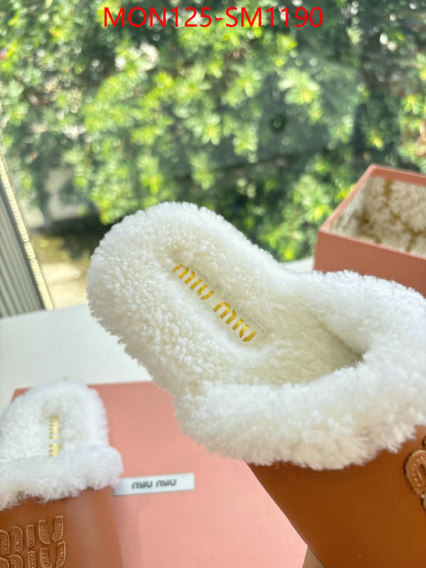 Women Shoes-Miu Miu best quality replica ID: SM1190 $: 125USD