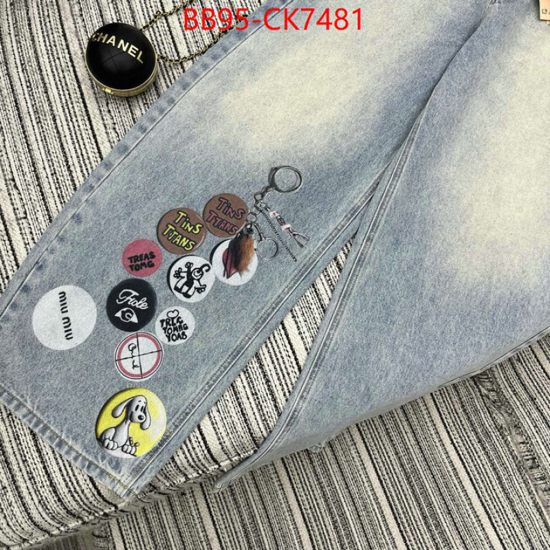 Clothing-MIU MIU where can you buy a replica ID: CK7481 $: 95USD
