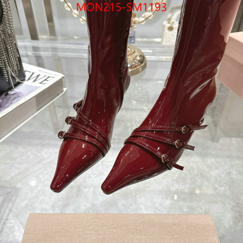 Women Shoes-Miu Miu mirror copy luxury ID: SM1193 $: 215USD
