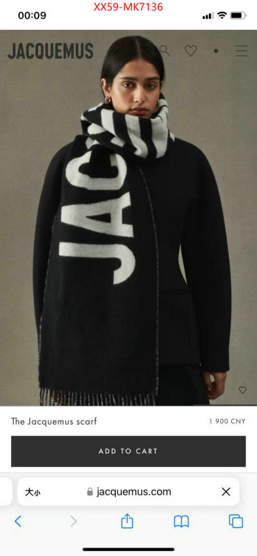 Scarf-Jacquemus what is top quality replica ID: MK7136 $: 59USD