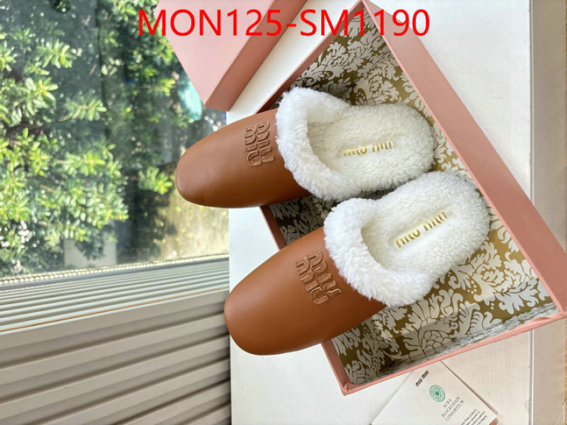 Women Shoes-Miu Miu best quality replica ID: SM1190 $: 125USD