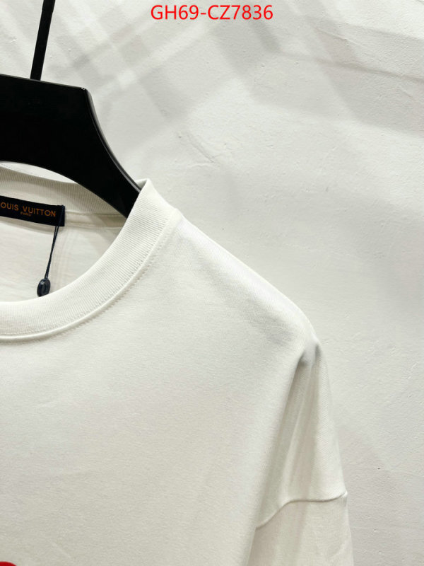 Clothing-LV best quality replica ID: CZ7836 $: 69USD
