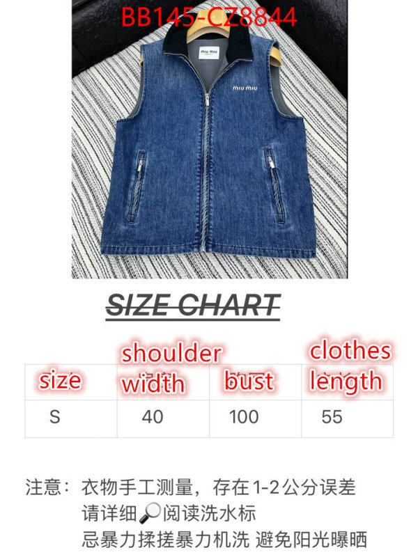 Clothing-MIU MIU fake high quality ID: CZ8344 $: 145USD