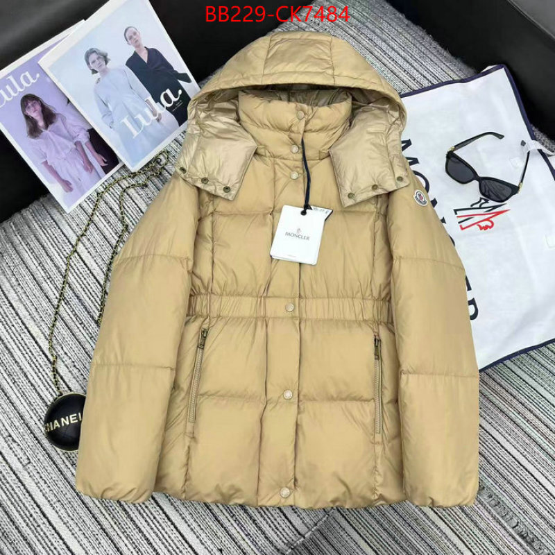 Down jacket Women-Moncler perfect replica ID: CK7484 $: 229USD