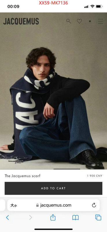 Scarf-Jacquemus what is top quality replica ID: MK7136 $: 59USD