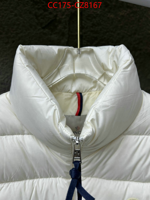 Down jacket Men-Moncler what is a 1:1 replica ID: CZ8167 $: 175USD