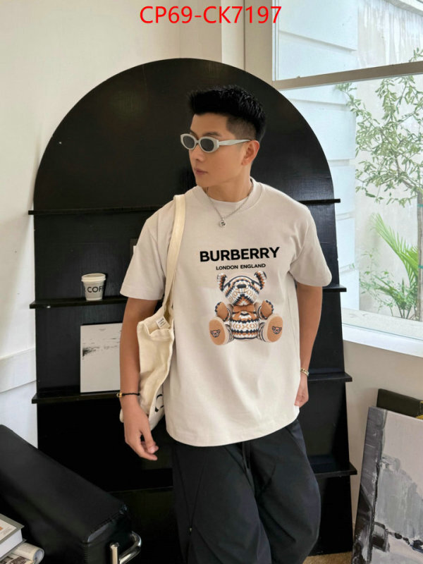 Clothing-Burberry designer high replica ID: CK7197 $: 69USD