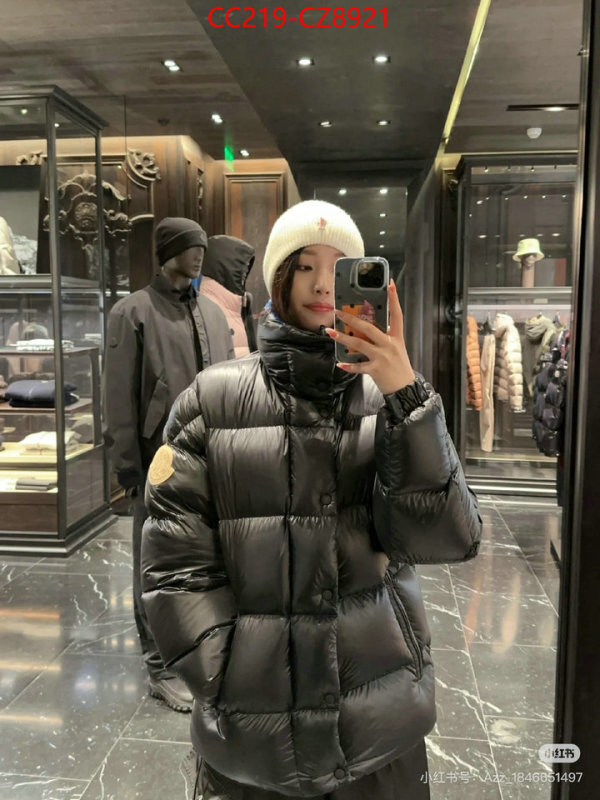 Down jacket Men-Moncler high quality ID: CZ8921 $: 219USD
