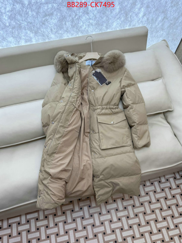 Down jacket Women-Prada how to find replica shop ID: CK7495 $: 289USD