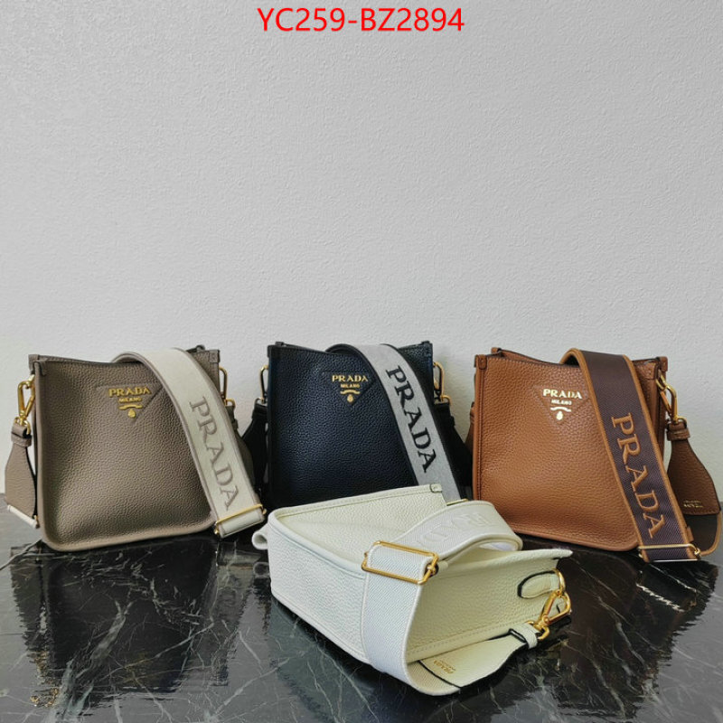 Prada Bags(TOP)-Crossbody- top quality designer replica ID: BZ2894 $: 259USD,