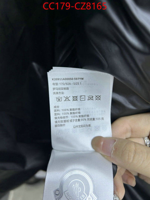 Down jacket Men-Moncler wholesale designer shop ID: CZ8165 $: 179USD