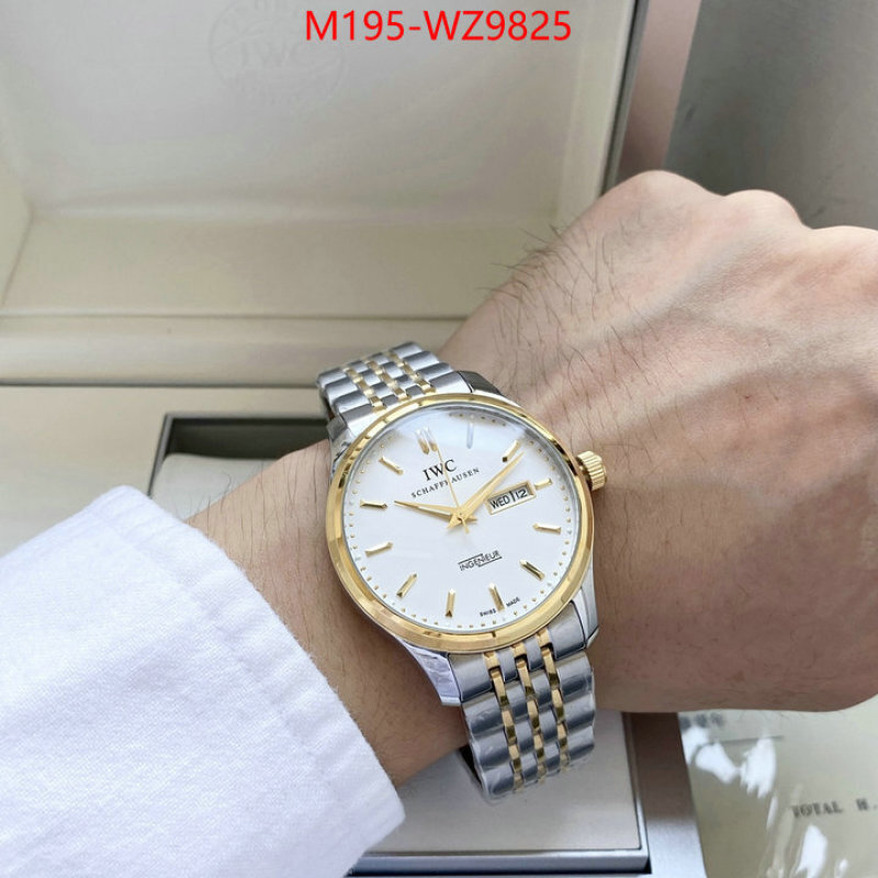 Watch(4A)-IWC luxury fashion replica designers ID: WZ9825 $: 195USD