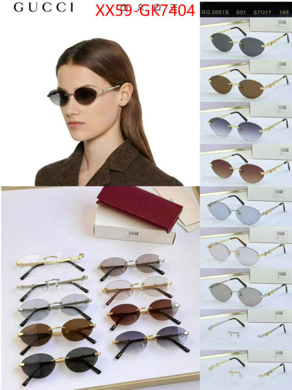 Glasses-Gucci wholesale china ID: GK7404 $: 59USD