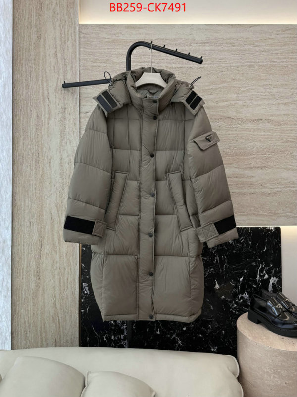Down jacket Women-Prada cheap online best designer ID: CK7491 $: 259USD