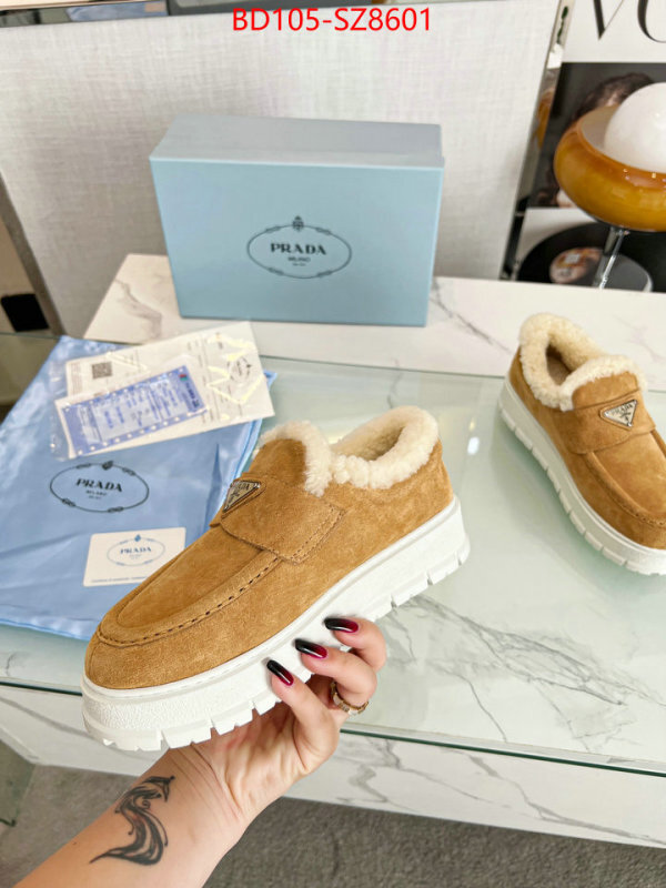 Women Shoes-Prada 1:1 replica wholesale ID: SZ8601 $: 105USD