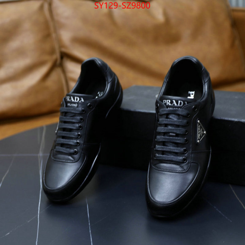 Men shoes-Prada luxury 7 star replica ID: SZ9800 $: 129USD
